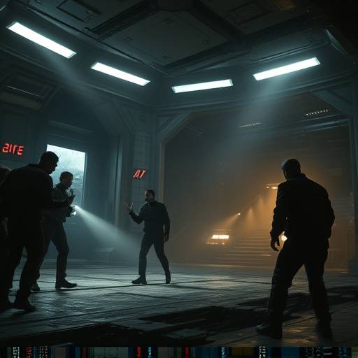 Example of visual effects added to a sci-fi short film.